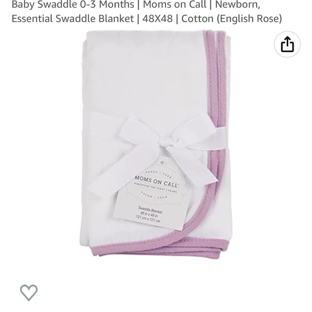 Moms on call swaddle blanket